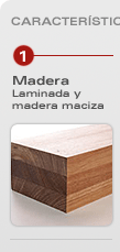 Madera laminada y madera maciza